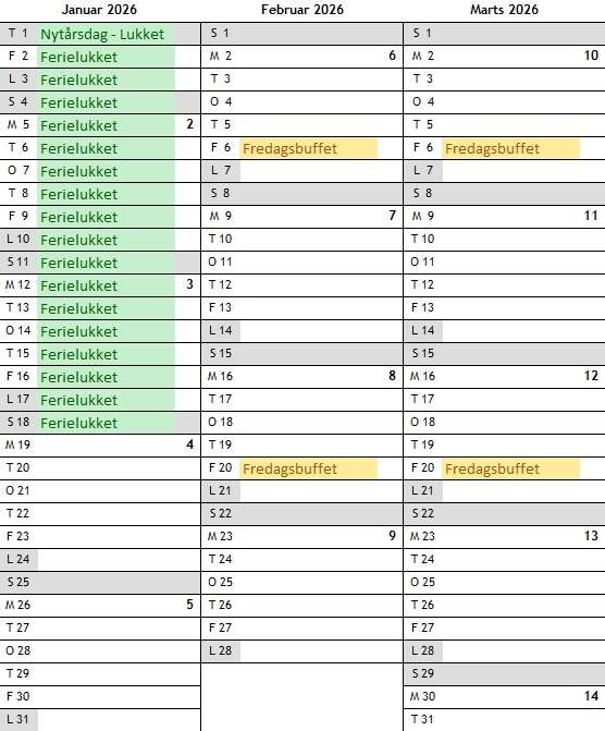 kalender 1 2026